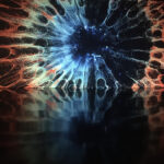 Image numérique ressemblant à la pupille d'un oeil - Hypnose