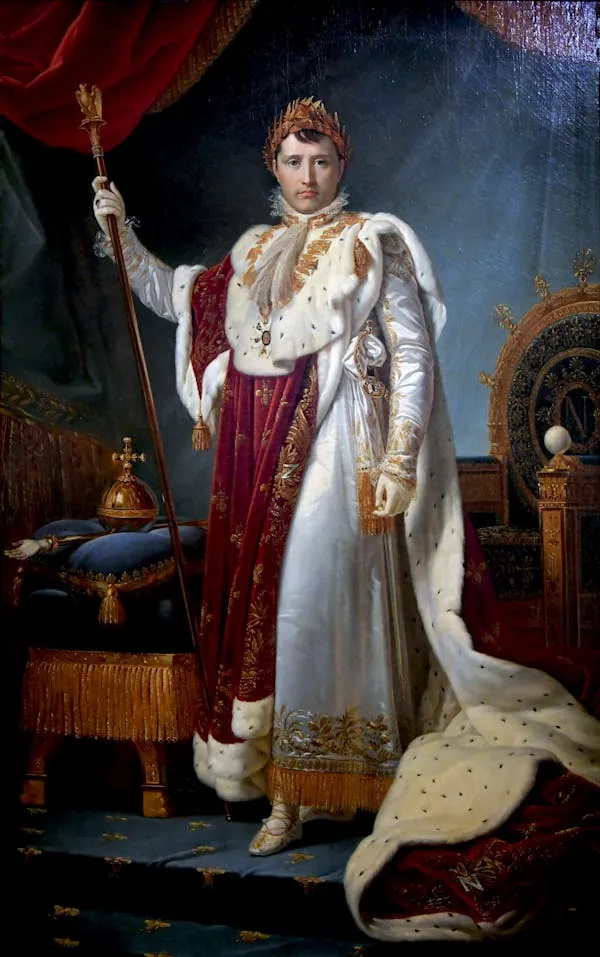 Peinture d'un empereur français - Améliorer son estime de soi sans devenir prétentieux - coaching de vie - hypnose à Nantes - Sylvie Rauwel - Nantes