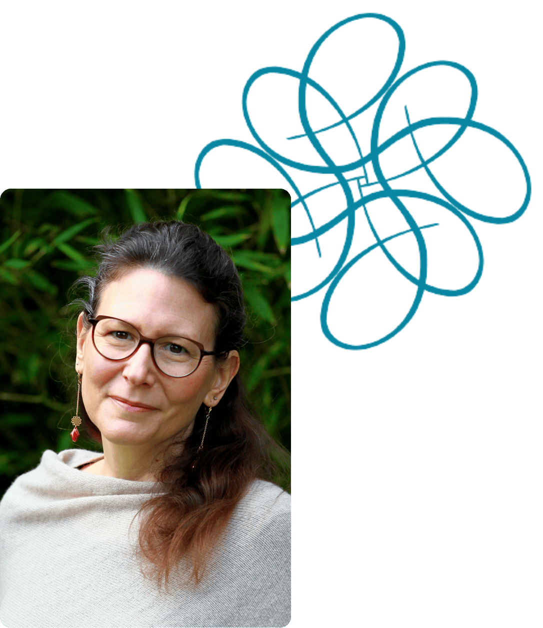 photo accueil a propos sylvie photo de Sylvie Rauwel et logo