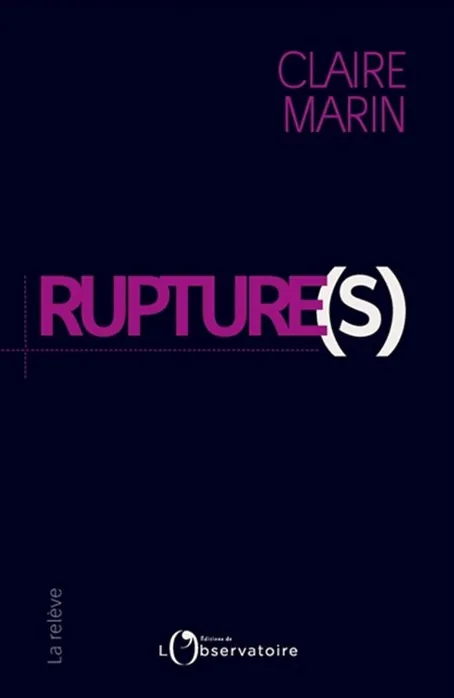 Couverture du livre Rupture(s), de Claire Marin